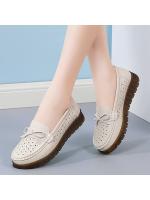 Zapatos Tods para mujer, primavera y verano 2025, zapatos de baile planos, huecos y poco profundos, cómodos, de suela suave, de moda, para madres de mediana edad y mayores. . - details 3