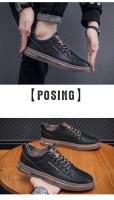 Nuevos zapatos blancos transpirables de primavera para hombre, zapatos de tela versátiles a la moda, zapatos deportivos y de ocio, zapatos de moda - details 16