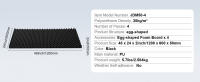SucceBuy Paneles de espuma acústica, paquete de 52, 12 x 12 x 1 pulgadas, paneles de pared insonorizados de alta densidad, resistentes al fuego, absorción de sonido para estudio, techo, negro - details 12