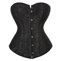 Corsé azul Top Bustier Lencería Push up flor Vintage disfraces de Halloween talla grande rojo blanco boda Halloween - details 1