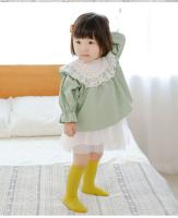 Calcetines hasta la rodilla para bebé, medias de algodón liso a rayas, largo, para niños de 0 a 3 años, 1 par - details 19
