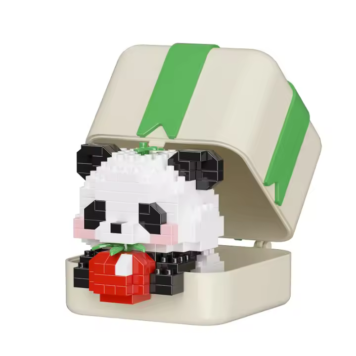 Caja de regalo de la serie de mascotas para niños y adultos, bloques de construcción, juguetes ensamblados DIY, juguetes de animales, regalos de cumpleaños y Navidad para Decoración - 1