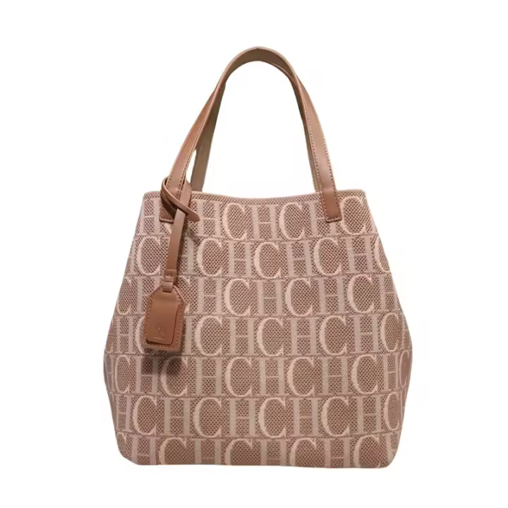 Bolso de Viaje Elegante y Sencillo CILMI HARVILL CHHC Bolso de Cubo Clásico Retro de Gran Capacidad con Letras - 1