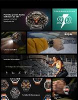 Relojes inteligentes hombre podómetro multifunción Fitness deporte Bluetooth llamada mujer ritmo cardíaco presión arterial reloj - details 1