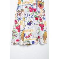 Conjunto Elegante de Dos Piezas para Mujer TRAFZA Top Mini con Correa Impresa - details 24