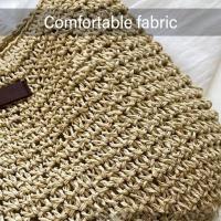 Bolsos nuevos Bolsos de hombro para mujer Bolso de mano Bolso de playa Bolso tejido de paja Monederos de punto de paja - details 7
