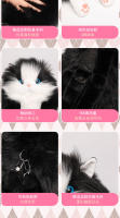 Muñeca muñeca de tela de felpa juguete cumpleañera explosión de la misma mochila de gato ragdoll simulada bolsa de gato gordito - details 27
