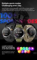 Reloj inteligente para hombres, pulsera deportiva de alta pantalla a color al aire libre, a prueba de agua IP68, 1,52 - details 8