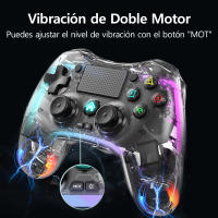 Mando inalámbrico para PS4/Slim/Pro Joystick Compatible con Bluetooth para Switch Android ios con 6 ejes - details 3