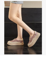 Zapatos blancos pequeños de mujer, primavera-verano 2025, nuevo estilo étnico retro, zapatos de junta de mujer, zapatos casuales de mujer - details 6