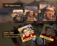 Cámara Digital 4K 64mp Pantalla IPS de 3 Pulgadas Zoom de Video Enchufe en Red YouTube - details 1