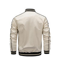 Chaqueta Bomber de Moda para Hombres Ajuste Delgado, Cierre de Cremallera, Lining de Polyester, Primavera Otoño, Viste Tu Estilo Casual - details 6