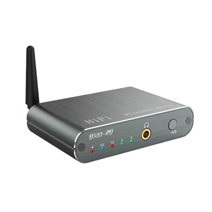 VAORLO QCC3040 adaptador inalámbrico de transmisión aptx-ll, receptor 2 en 1, transmisor aptx-hd con AUX de 3,5mm para auriculares T V y PC - 1