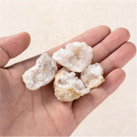 Geoda de ágata Natural sin abrir, cristal en bruto, cristales curativos de Energía Mineral, espécimen de colección de cuevas de racimo de piedra de la suerte - details 4