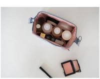 Bolsa de maquillaje con flamencos para mujer, neceser de viaje para artículos de aseo personal, portátil, organizador de gran ca - details 8