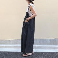 2024 Nuevo vestido sin espalda de estilo coreano transfronterizo informal de longitud media y tamaño de bolsillo con función reductora de edad - details 2