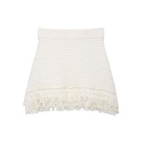 Estilo nueva chaqueta de ropa de mujer falda de punto a cuadros decorada con borlas - details 7