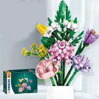 Ramo de Rosas Artificiales Resistente a UV Ideal para Decoración de Hogar, Regalo de San Valentín y Aniversario Tipo de Maceta - details 2