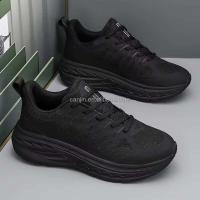 Nuevos zapatos para mujer, tacones altos, deportes cómodos, 2024 zapatos deportivos suaves para correr para mujer de alta calidad, marca Ins conocida - details 6