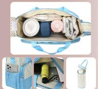 5 unids/set pañal momia maternidad accesorios recién nacidos bolsa grande para mamá organizador de cochecito de viaje - details 3