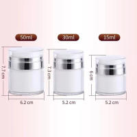 Frasco de Crema Portátil Vacío Botella Decontaminable Recargable Contenedor de Cosméticos para Maquillaje Resistente a Fugas para Viajes - details 4