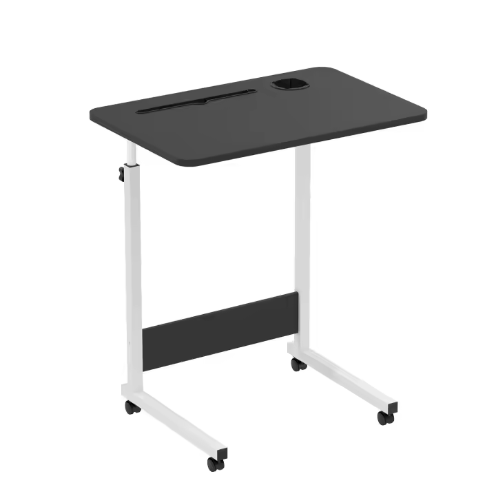 Rcynview Mesa de Computadora Estilo Moderno de Medio Siglo Altura Ajustable Diagnóstico de Trompo - 1
