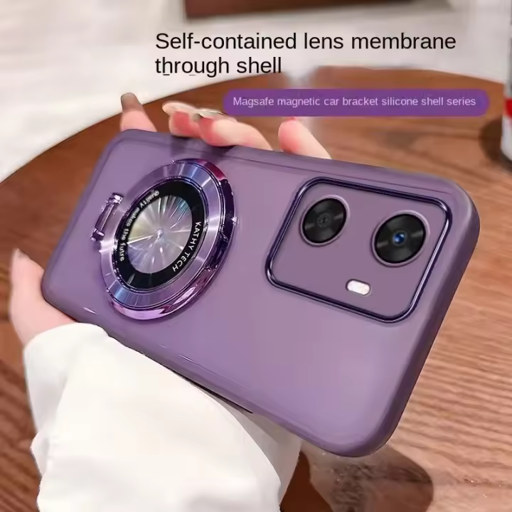 Para 5G X7pro funda trasera transparente para Xiaomi Pro anillo magnético soporte teléfono Poco X7 X 7 pro funda - 1