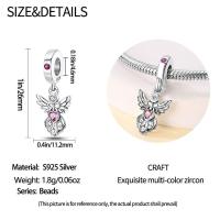 Encanto Clásico de Plata Esterlina S925 - Romántico Pulsera de 3mm con Zirconio - Ideal para Joyería DIY para Mujeres - details 21