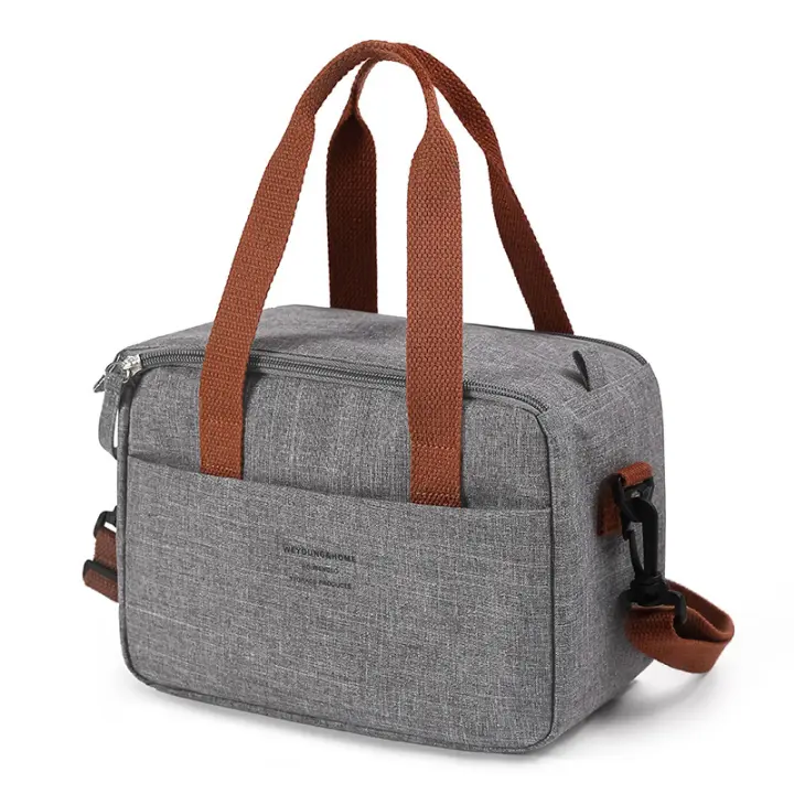 Bolsa de Almuerzo Portátil Bolsa de Trabajo Aislante Impermeable Para el Hombro Para Oficina - 1