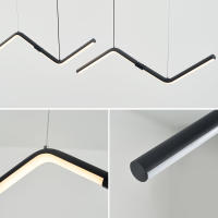 Candelabro moderno minimalista para comedor, cocina, Bar, tienda, led colgante, accesorios de iluminación, AC100-240V - details 3