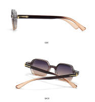 Toyear-gafas de sol hexagonales clásicas de diseñador de marca de lujo para mujeres y hombres, gafas de sol de moda Vintage Punk para damas, remache, montura pequeña - details 11