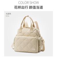 Nueva mochila antisalpicaduras multifuncional de moda de gran capacidad, bolso de maternidad, bolso, mochila de color sólido. - details 8