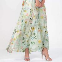 Vestido Elegante de Gasa Floral Francés Primavera-Verano Estampado de Alta Gama con Sabor a Lujo Sencillo - details 3