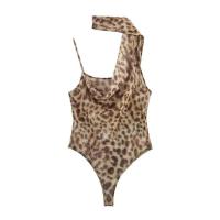 Ropa de Mujer, Novedad de Verano 2025, Estilo de Vacaciones en la Playa, Temperamento, Estampado Simple sin Mangas con Tirantes - details 1
