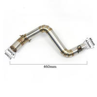 Escape de Motor Moto de Acero Inoxidable RESPRACE Pipe de Medio y Cuerda para KTM DUKE 390 - details 1
