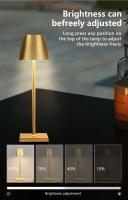 Lámpara LED de mesa con Sensor táctil, luz nocturna de escritorio de 3 colores, luz ambiental creativa para mesita de noche, lámpara de escritorio, Bar, decoración para exteriores - details 3