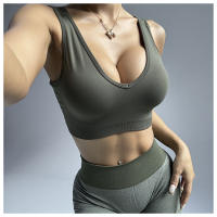 Sujetador deportivo sin costuras para mujer, ropa interior de licra, elástica, transpirable, mejora el pecho, para el día a día, novedad - details 28
