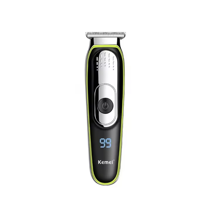 Kemei-cortadora de pelo eléctrica profesional para hombres, máquina de corte de pelo, recortadora de barba, cortador de pelo de barbero multifuncional, pantalla LCD - 1