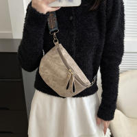 Bolso de Cintura de Cuero PU de Lujo Diseño Vintage de Color Sólido Bolso de Hombro de Moda para Primavera/Verano - details 0