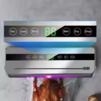 Food Vacuum Sealer Machine Dry and Moist Food Modes Automatic For Light Food Preservation With 10Pcs Bags Paper For Food Preservation Home Kitchen - details 3