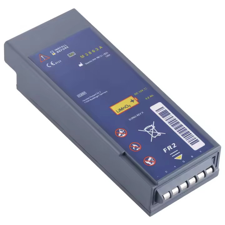 Batería desfibriladora para HEART START,FR2,FR2 Plus,HeartStart FR2,HeartStart FR2 Plus,FR2 + M3863A-146144 - 1