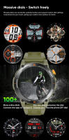 Reloj inteligente para hombres, pulsera deportiva de alta pantalla a color al aire libre, a prueba de agua IP68, 1,52 - details 5