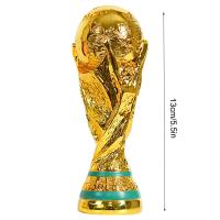 Trofeos de fútbol de resina dorada, decoraciones de resina, regalos para fanáticos, manualidades de decoración para el hogar y la oficina - details 3