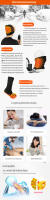 Cuello de Babero con calefacción de dos colores para hombres y mujeres, carga inteligente USB, felpa de invierno y forro polar, cálido - details 7
