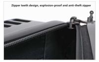 Carro de mano giratorio para maletero con cerradura TSA que lleva equipaje de superficie dura para computadora de 20 pulgadas con bolsillo frontal - details 6