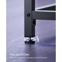 Mesa de Trabajo Pequeña Industrial Ideal para Teletrabajo, Estudio, Dormitorio 60 x 135 x 76cm - details 81