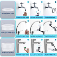 Aireador de grifo con filtro de rotación de 1080 °, boquilla de ahorro de agua para cocina, Universal, burbujeador, extensor de cabezal antisalpicaduras - details 8