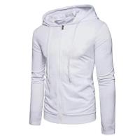 Sudadera De Hombre Con Capucha Y Cierre De Cremallera Estilo Casual Ajustada Manga Larga Para Otoño Y Invierno - details 2