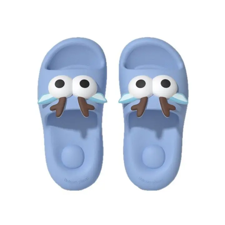 Zapatillas frescas de dibujos animados, zapatillas de baño antideslizantes para el hogar de verano para mujer - 1