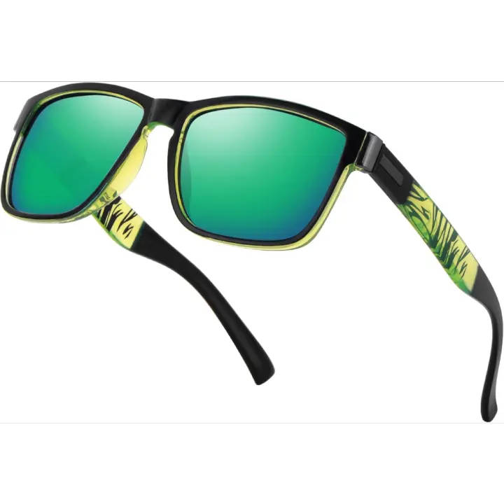 Gafas de Sol Cuadradas Hombre y Mujer Polarizadas Gafas de Deportivas Conducir Running Pesca Protección UV - 1